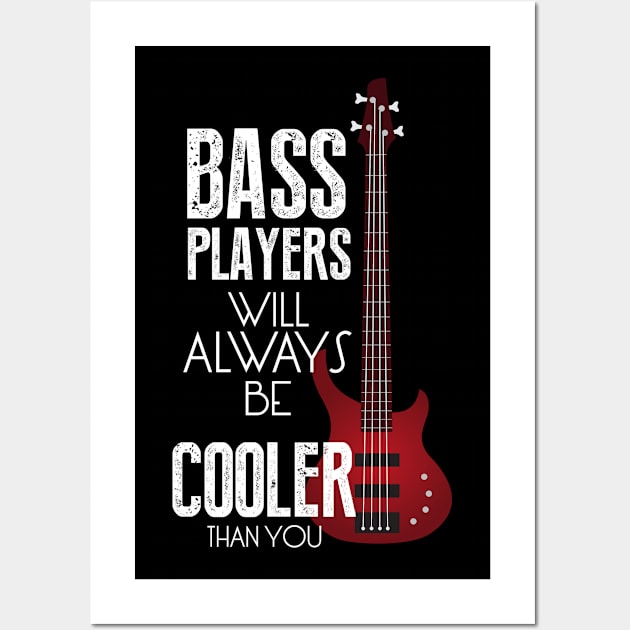 Guitar Bass players - The Best Wall Art by Diannas